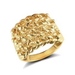 JRN541 | 9ct Yellow 5 Row Keeper Ring
