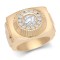 JRN571 | 9ct Rose Gold CZ Set Watch Strap & Bezel Ring