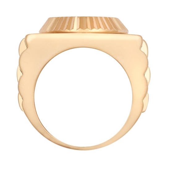 JRN571 | 9ct Rose Gold CZ Set Watch Strap & Bezel Ring
