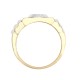 JRN573 | 9ct Yellow & White Gold CZ Set Watch Strap & Bezel Ring