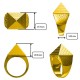 JRN583 | 9ct Yellow Gold Half Ounce Pyramid Ring