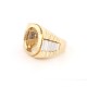 JRN590-H | 9ct 2 Colour Gold Half Sovereign Ring