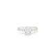 JRN596 | 9ct White Gold, 1.00ct Oval Cubic Zirconia Wed-fit Solitaire Ring JRN596 | 9ct White Gold, 1.00ct Oval Cubic Zirconia Wed-fit Solitaire Ring