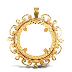 JSP003-F | 9ct Yellow Gold Full Sovereign Pendant