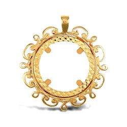JSP003-H | 9ct Yellow Gold Half Sovereign Pendant