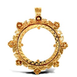 JSP004-F | 9ct Yellow Gold Full Sovereign Pendant