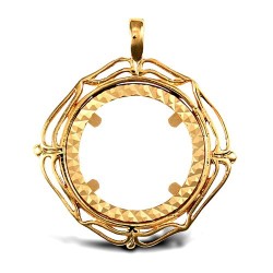 JSP006-H | 9ct Yellow Gold Half Sovereign Pendant