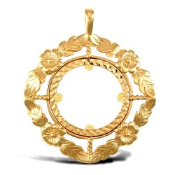 JSP010-F | 9ct Yellow Gold Full Sovereign Pendant