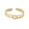 JTR023 | 9ct Yellow CZ set & hearts toe ring