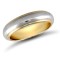 JWR106-18-6 | 18ct Yellow and White Fancy 6mm Wedding Band