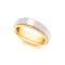 JWR106-9-8 | 9ct Yellow and White Fancy 8mm Wedding Band