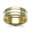 JWR121-18-6 | 18ct Yellow and White Fancy 6mm Wedding Band