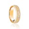 JWR148-9-8 | 9ct Yellow & White Court 8mm Celtic Laser Engraved Wedding Band