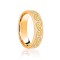 JWR178-18-8 | 18ct Yellow & White Flat Court 8mm Celtic Laser Engraved Wedding Band