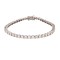 LAB9B019-500 | 9ct White Gold 5.00ct Claw Set LAB Grown Diamond Line Bracelet