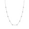 9ct White Gold 2.00ct 3.6mm Lab Grown Diamond By The Inch Extender Necklace - 16+18+20"