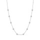 9ct White Gold 2.00ct 3.6mm Lab Grown Diamond By The Inch Extender Necklace - 16+18+20"