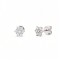 9ct White Gold 0.50cts Lab Grown Diamond Cluster Earrings