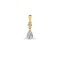 LAB9P504 | 9ct Yellow Gold 0.79cts Pear Lab Grown Diamond Pendant