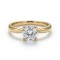 9ct Yellow Gold 1.00ct Lab Diamond Wed-Fit Solitaire Ring
