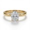 9ct Yellow Gold 1.00ct Lab Diamond Wed-Fit Oval Solitaire Ring
