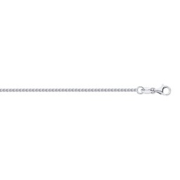 PCN005A-24 | 950 Platinum Square Franco 2.10mm Pendant Chain
