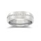 PLW062-6(F-Q) | Platinum RBC Court Natural Diamond Wedding Band Fully Set - 6mm - 70pts