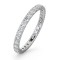 PTFE002-100-GVS | Platinum Claw Set Full Eternity Ring Diamond 1.00ct G VS