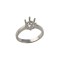PTM004-070 | Platinum 0.70ct 6mm Round Solitaire 6 Claw Ring Mount