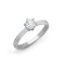 PTR004-025-GSI1 | 18ct White Gold 25pts Solitaire Dia Ring