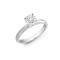 PTR005-050-GSI1 | Platinum 50pts Solitaire Diamond Wed-fit Ring