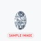 NAT0016 | Certificated 1.70cts/9.21 x 6.58mm Natural Oval Brilliant-cut I colour Si2 clarity diamond