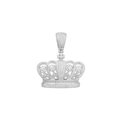 SILP005 | 925 Silver CZ Set Crown