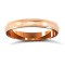 WCT18R3-02(R+) | 18ct Rose Gold Standard Weight Court Profile Mill Grain Wedding Ring