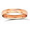 WCT18R3-05(R+) | 18ct Rose Gold Standard Weight Court Profile Centre Groove Wedding Ring