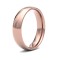 WCT18R5(R+) | 18ct Rose Gold Standard Weight Court Profile Mirror Finish Wedding Ring
