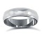 WPCT9W5-02(R+) | 9ct White Gold Premium Weight Court Profile Mill Grain Wedding Ring