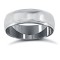 WPCT9W6-02(F-Q) | 9ct White Gold Premium Weight Court Profile Mill Grain Wedding Ring