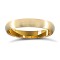 WCT9Y3-01(F-Q) | 9ct Yellow Gold Standard Weight Court Profile Satin Wedding Ring