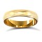 WCT9Y4-02(R+) | 9ct Yellow Gold Standard Weight Court Profile Mill Grain Wedding Ring