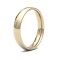 WCT9Y4(F-Q) | 9ct Yellow Gold Standard Weight Court Profile Mirror Finish Wedding Ring