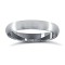 WCTPD3-01(R+) | Palladium Standard Weight Court Profile Satin Wedding Ring