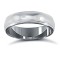 WCTPL5-02(F-Q) | Platinum Standard Weight Court Profile Mill Grain Wedding Ring