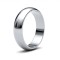 WDS18W5(F-Q) | 18ct White Gold Standard Weight D-Shape Profile Mirror Finish Wedding Ring
