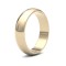 WDS18Y5(R+) | 18ct Yellow Gold Standard Weight D-Shape Profile Mirror Finish Wedding Ring