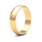 WDS22Y5 | 22ct Yellow Gold Standard Weight 5mm D Shaped Profile Mirror Finish Wedding Ring