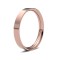 WFC18R3(R+) | 18ct Rose Gold Standard Weight Flat Court Profile Mirror Finish Wedding Ring