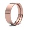 WFC18R6(F-Q) | 18ct Rose Gold Standard Weight Flat Court Profile Mirror Finish Wedding Ring