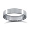 WFC18W4-01(F-Q) | 18ct White Gold Standard Weight Flat Court Profile Satin Wedding Ring