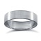 WFC18W5-01(F-Q) | 18ct White Gold Standard Weight Flat Court Profile Satin Wedding Ring
